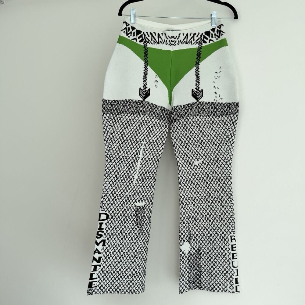 Rudi Gernreich Pants 6 Relaunch 2018 Graphic Knit Flare Mod Op Art Museum Runway
